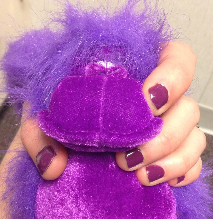 Purple Monkey Manicure