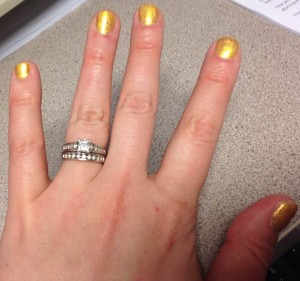 Gold Fingernails