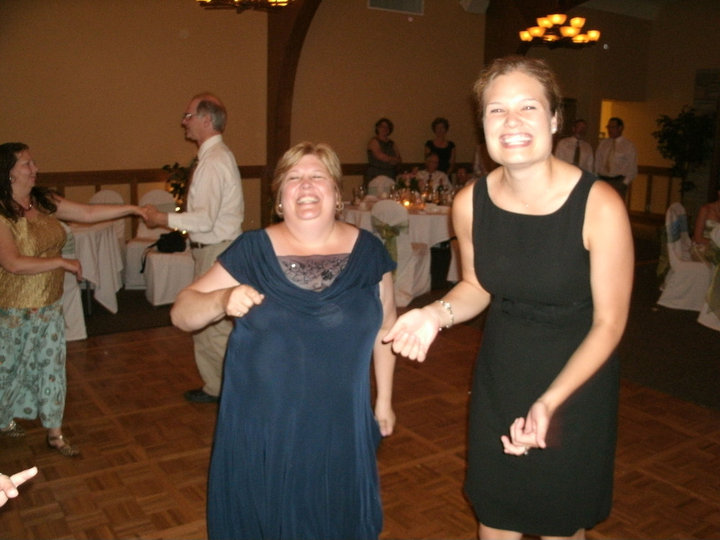 Sometimes I make my mom dance with me. It's awesome.