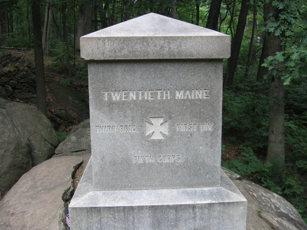 monument to 20th maine