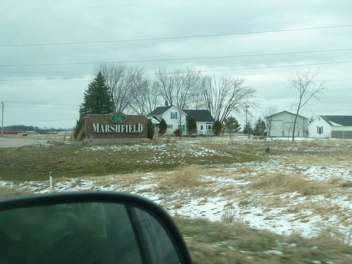 arriving in Marshfield
